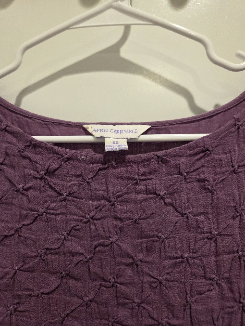 April Cornell Purple Midi Summer Dress - Picture 4 of 4